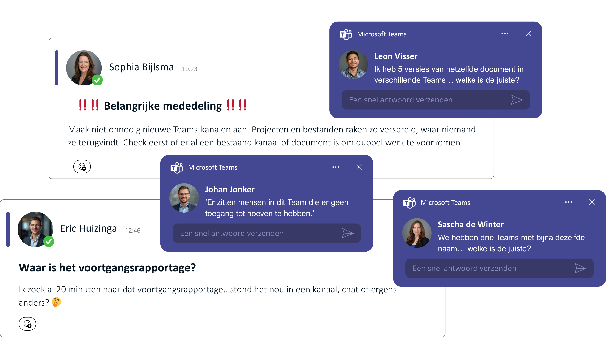 Chaos in Microsoft Teams omgeving